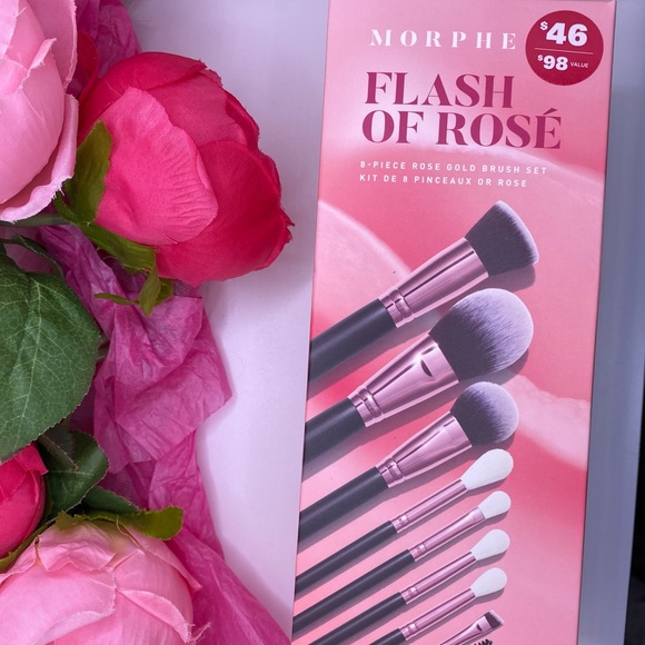 Morphe Flash of Rosé (8 brushes + tubby) - Picture 6 of 11